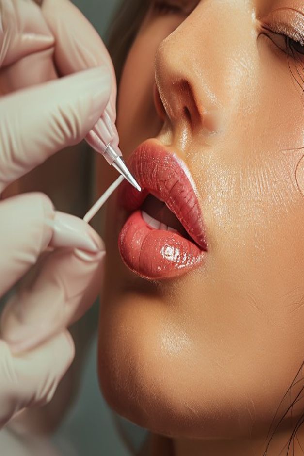 بطل علاج حشو الشفاه Lip filler treatment - full defined lips