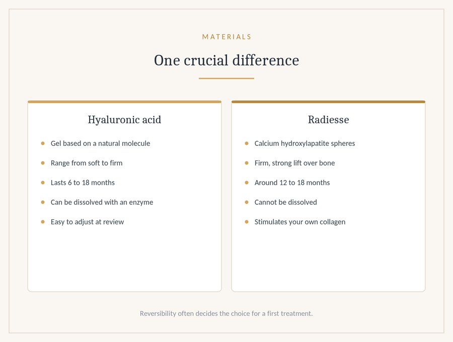 Two materials, one crucial difference