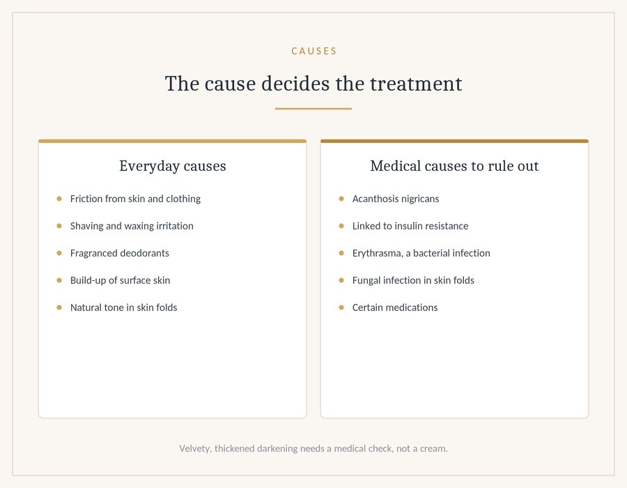 The cause decides the treatment